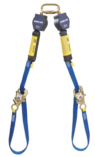 DBI Sala Nano-Lok Web Tie-Back Twin Leg SRL from Columbia Safety