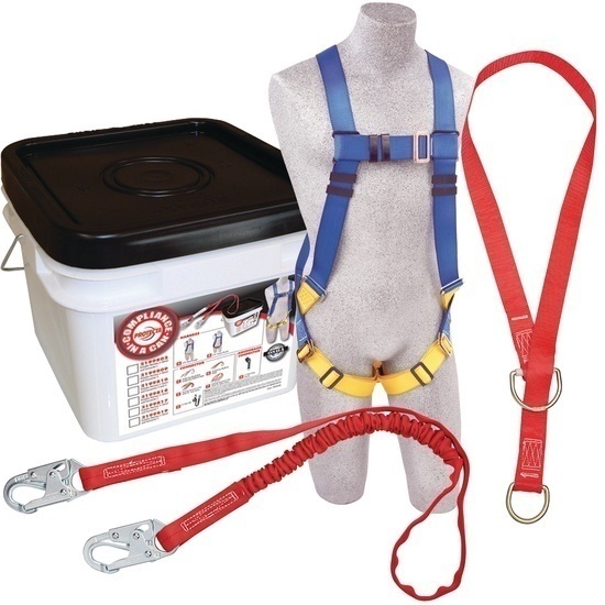 Protecta 2199810 Compliance In a Can Light Roofers Fall Protection Kit with Tie-Off Adapter from Columbia Safety
