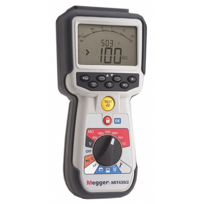 Megger MIT 430/2 Insulation Tester from Columbia Safety