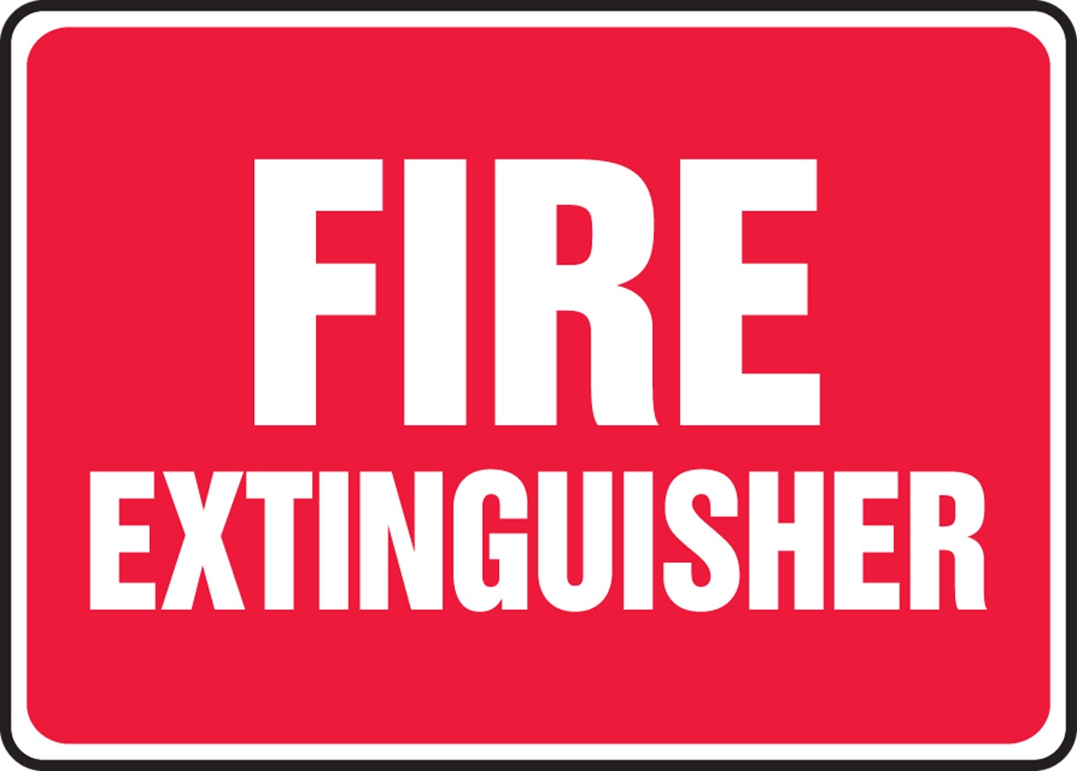 Accuform 'Fire Extinguisher' Sign from Columbia Safety