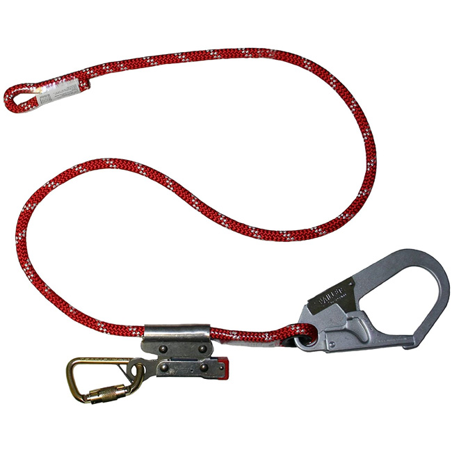 Honeywell Miller Adjustable Positioning Lanyard, 6 Foot, With Rope Grab from Columbia Safety