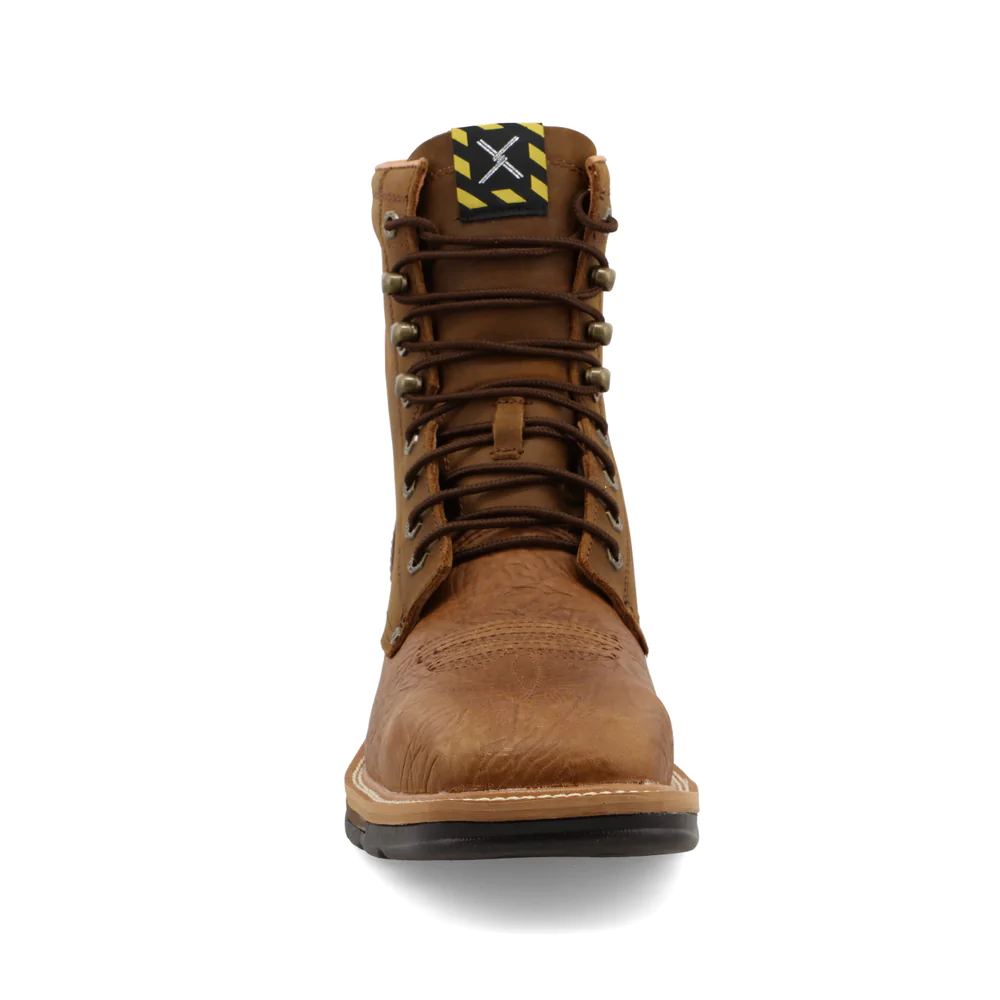 Twisted X Men's Western Lacer Lite Work Boots with Steel Toe from Columbia Safety