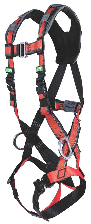 MSA EVOTECH Lite Harness with Quick Connect Leg Straps from Columbia Safety