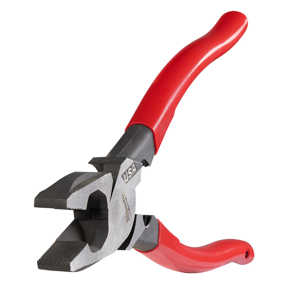 Milwaukee 9-Inch Lineman's Pliers with Thread Cleaner from Columbia Safety