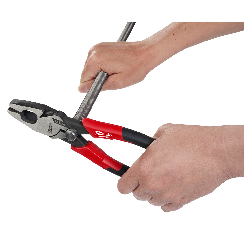 Milwaukee 9-Inch Lineman's Pliers with Thread Cleaner from Columbia Safety