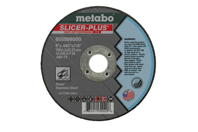 Metabo Slicer Plus A60TX (Pack of 50) from Columbia Safety