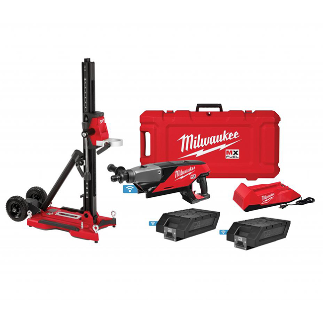 Milwaukee MX FUEL Handheld Core Drill Kit with Stand | MXFCP203 from Columbia Safety
