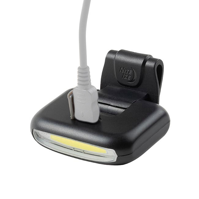Nite Ize Radiant 170 Lumen Rechargeable Clip Light - Black from Columbia Safety