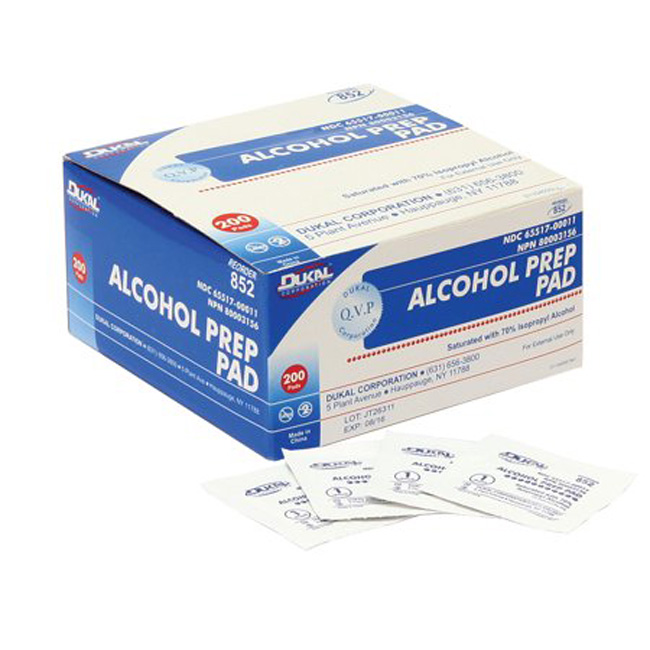 Alcohol Wipes (200 per Box) from Columbia Safety