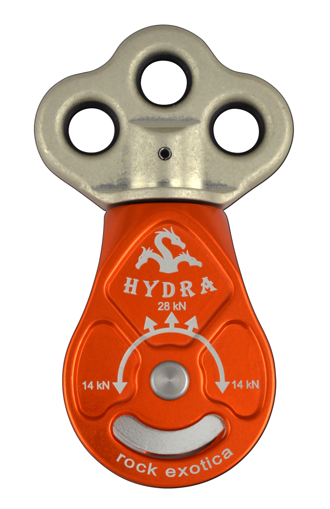 Rock Exotica P4 Hydra Triple Attachment Pulley from Columbia Safety
