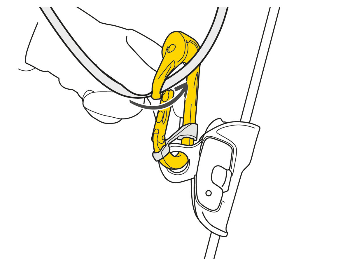 Petzl ROLLCLIP Pulley Carabiner from Columbia Safety