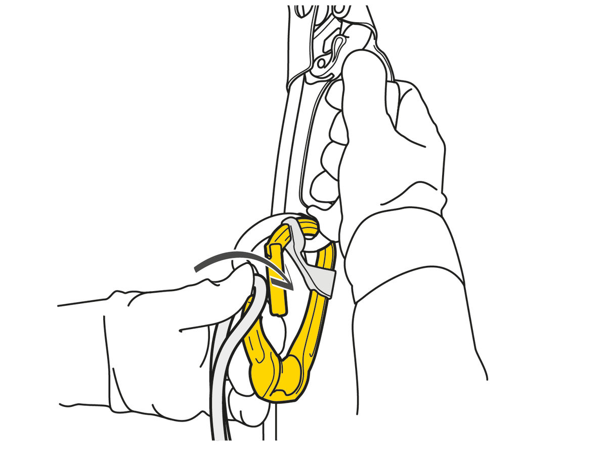 Petzl ROLLCLIP Pulley Carabiner from Columbia Safety