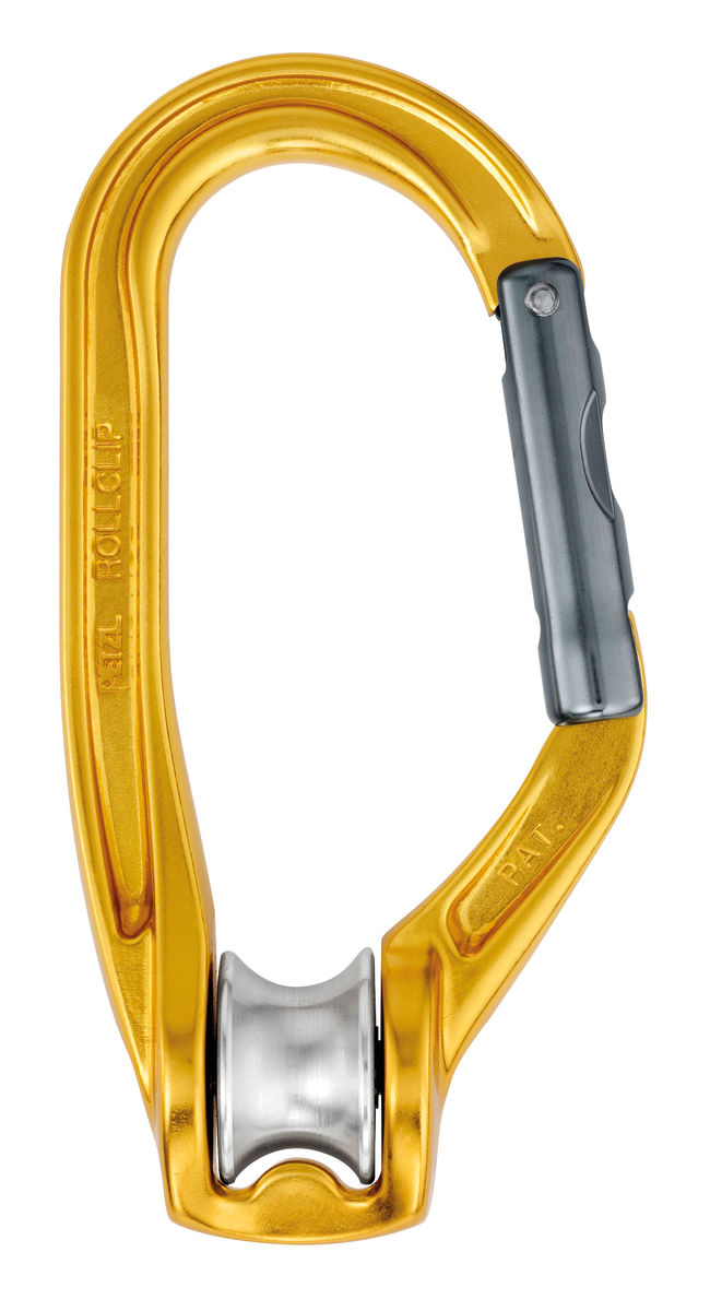 Petzl ROLLCLIP Pulley Carabiner - No Lock P74 from Columbia Safety