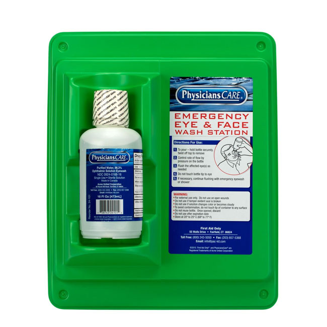 First Aid Only Eye Wash Station Single 16 oz.
