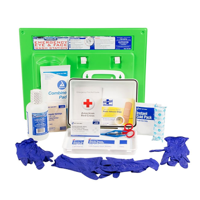 First Aid Only First Aid Kit & Eye Wash Station - Single 16 oz. from Columbia Safety