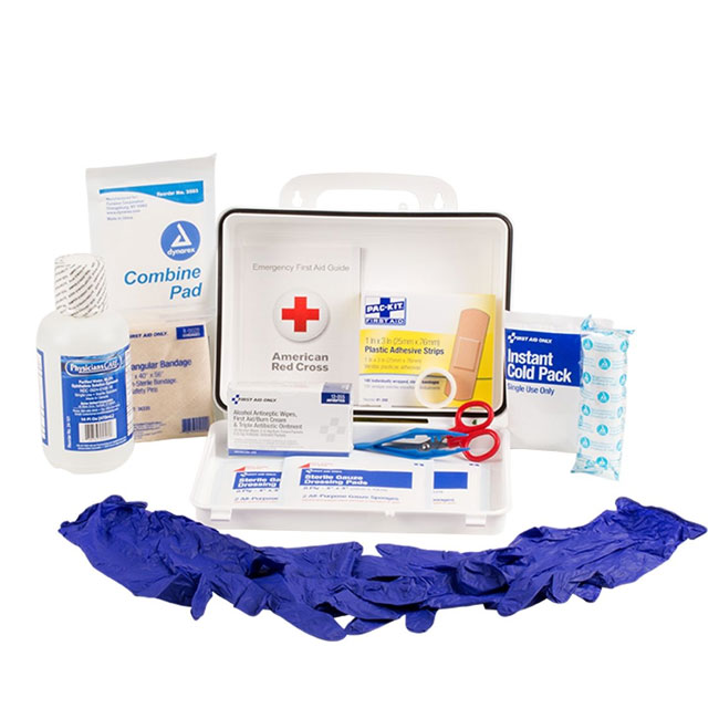 Pac-Kit First Aid Kit & Eye Wash Station - Single 16 oz. from Columbia Safety