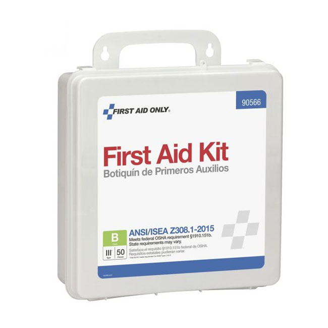 First Aid Only 50 Person Class B Bulk First Aid Kit Plastic
