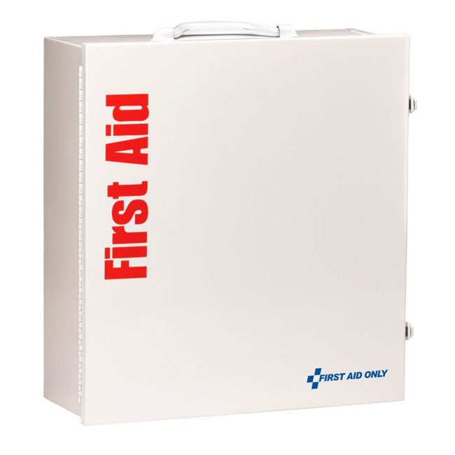 First Aid Only 100 Person ANSI A+ Metal First Aid Cabinet from Columbia Safety