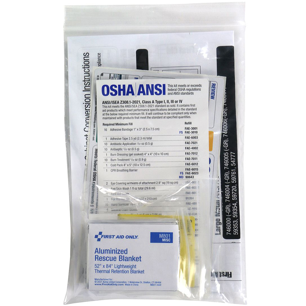 First Aid Only SmartCompliance ANSI A 2021 Conversion Kit from Columbia Safety