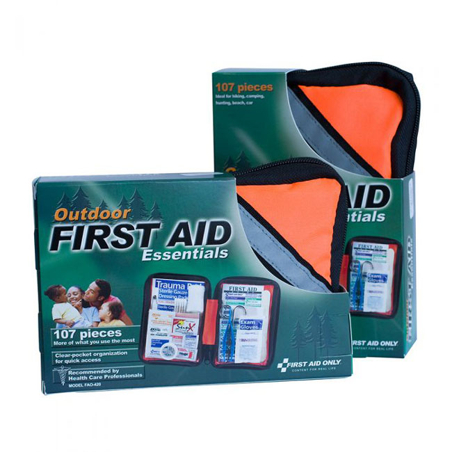 First Aid Only Outdoor 107 Piece First Aid Kit from Columbia Safety