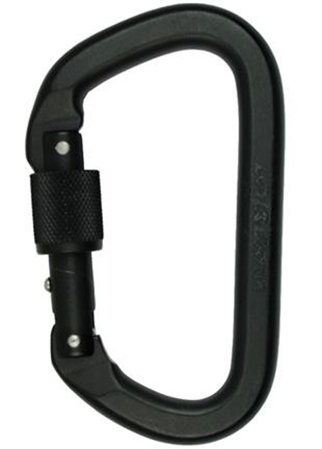 PMI SMC Locking D Aluminum Carabiner| SM18502N from Columbia Safety