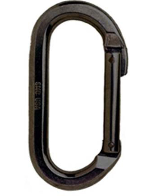 SMC Oval Non-locking Aluminum Carabiner from Columbia Safety