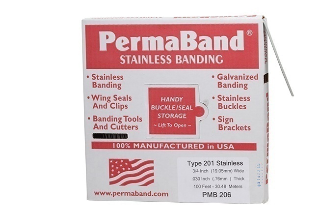 PermaBand Type 201 Stainless Steel Banding from Columbia Safety