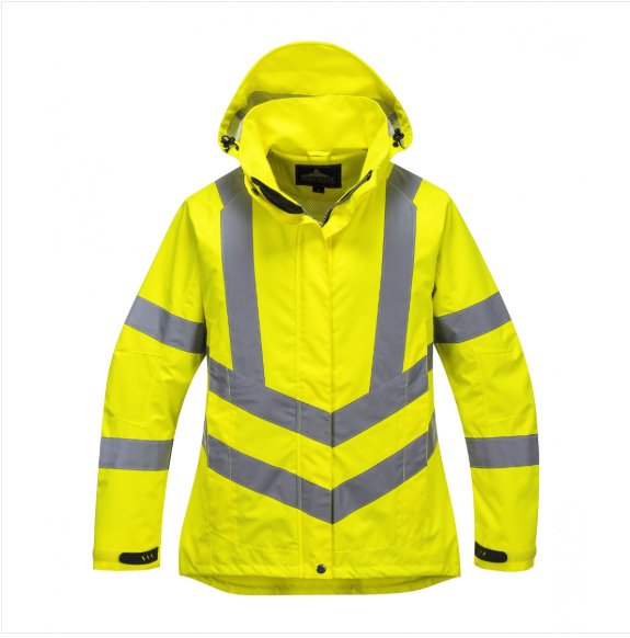 Portwest Ladies Hi-Vis Mesh Lined Breathable Jacket - Yellow from Columbia Safety