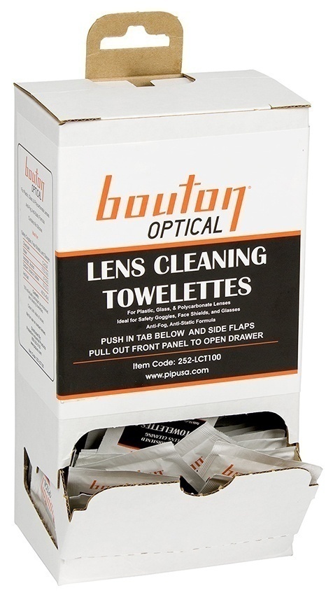 Bouton Optical Lens Cleaning Towelettes (Box of 100)  from Columbia Safety
