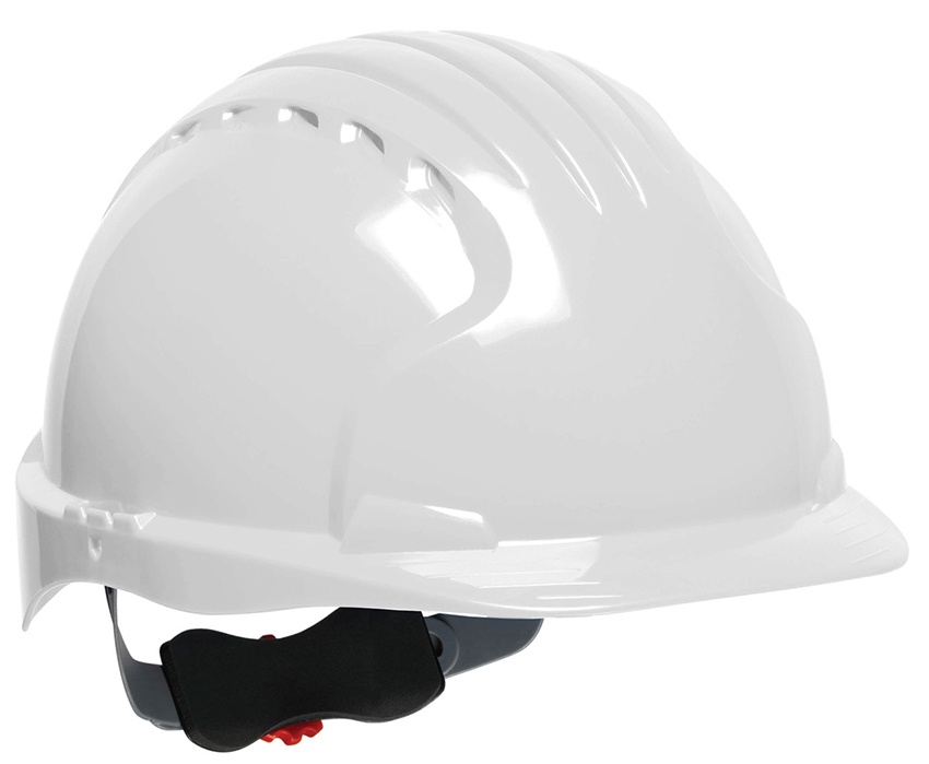 JSP EV6151 Evolution Deluxe Standard Brim Safety Helmet - Non-Vented - White from Columbia Safety