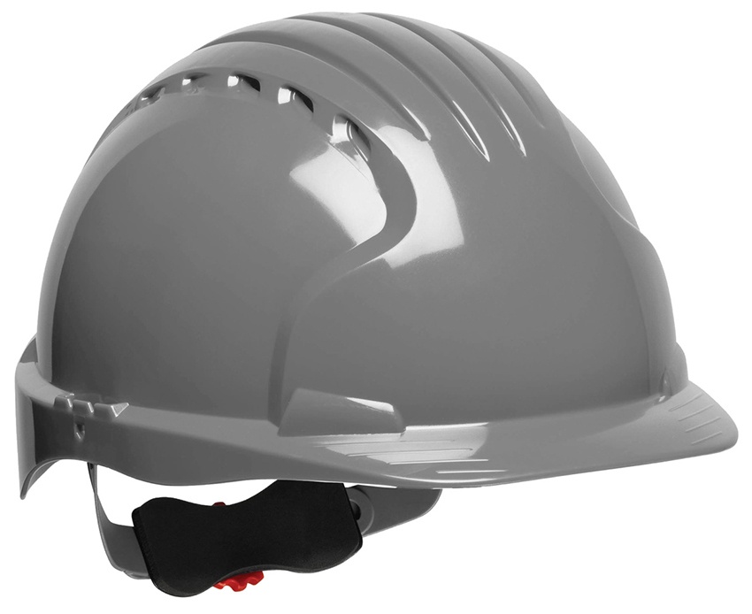 JSP EV6151 Evolution Deluxe Standard Brim Safety Helmet - Non-Vented - Gray from Columbia Safety