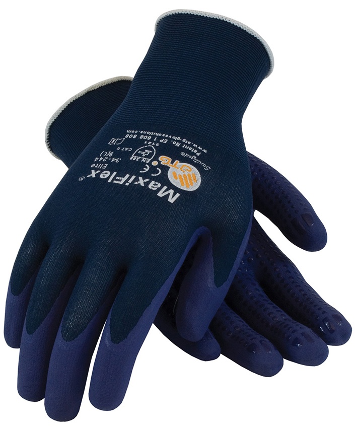MaxiFlex Elite Nylon Gloves with Micro Dot Palm (12 Pair) from Columbia Safety
