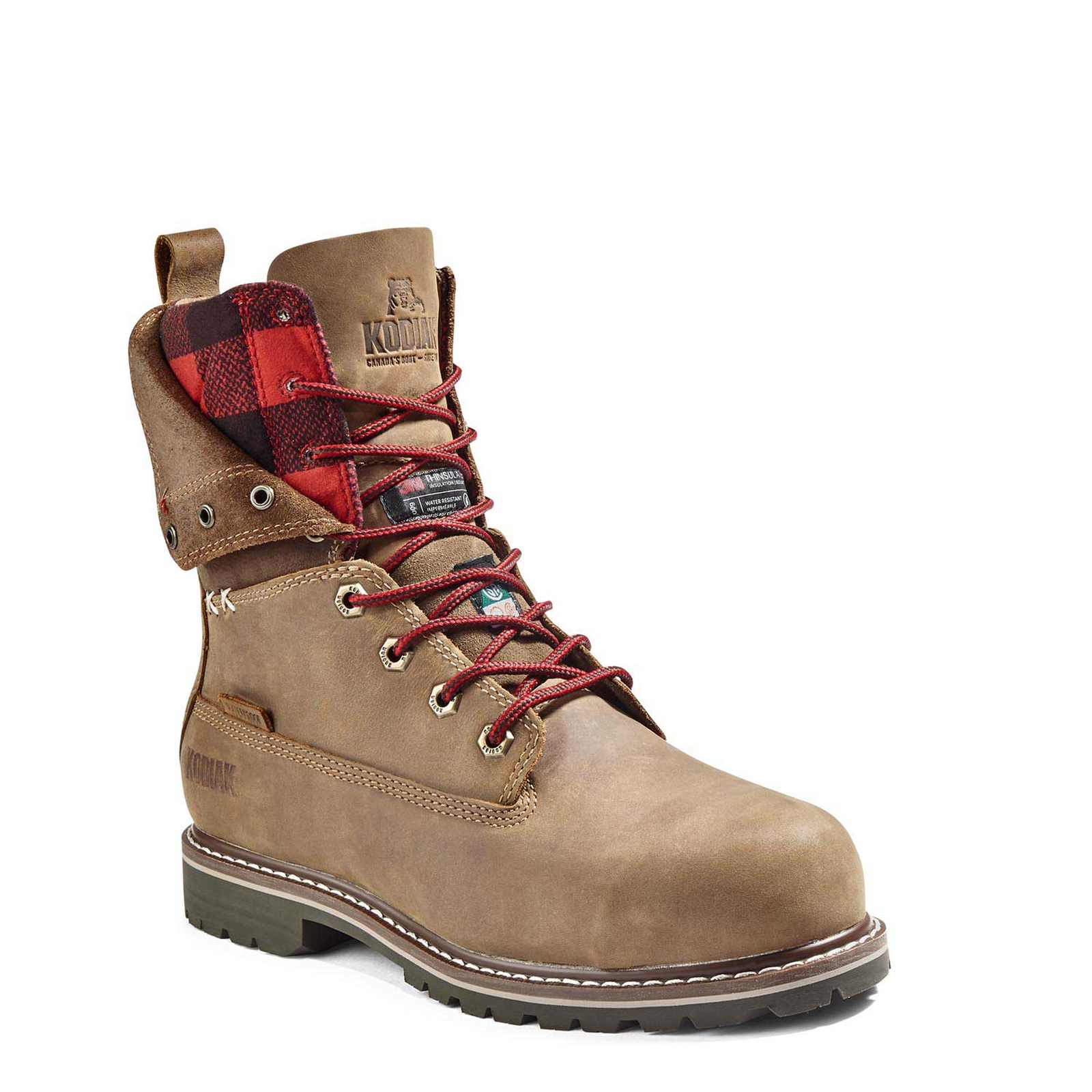 Kodiak Women's Bralorne 8 Inch Waterproof Work Boots with Composite Toe from Columbia Safety