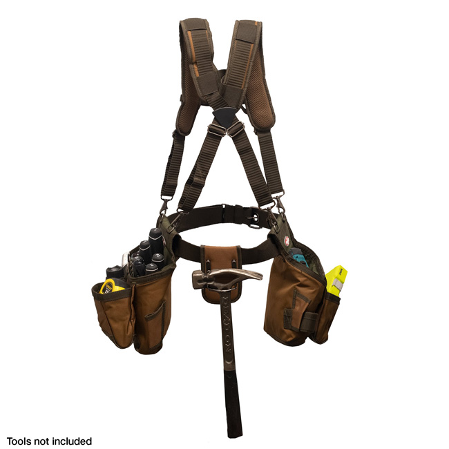 Bucket Boss Airlift Tool Belt with Suspenders from Columbia Safety
