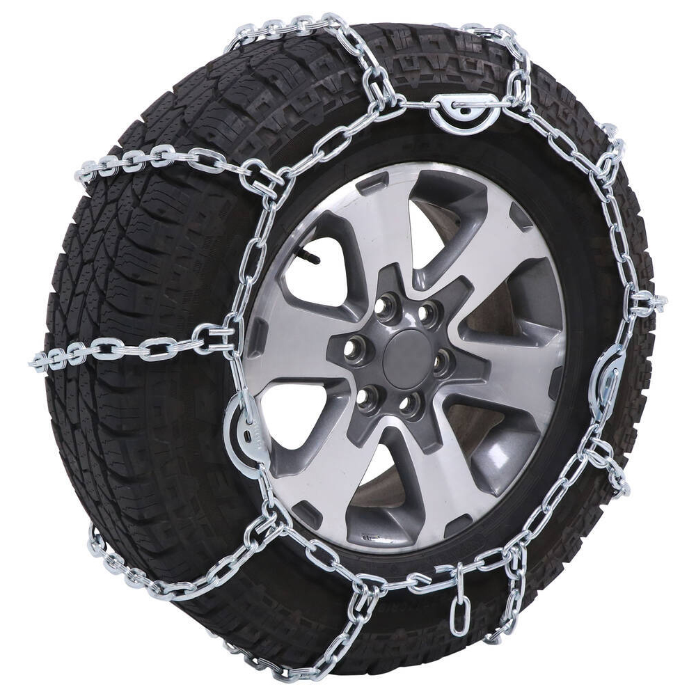 US Cargo Control Snow Tire Chains with Cam Tighteners for Wide-Base Tires from Columbia Safety