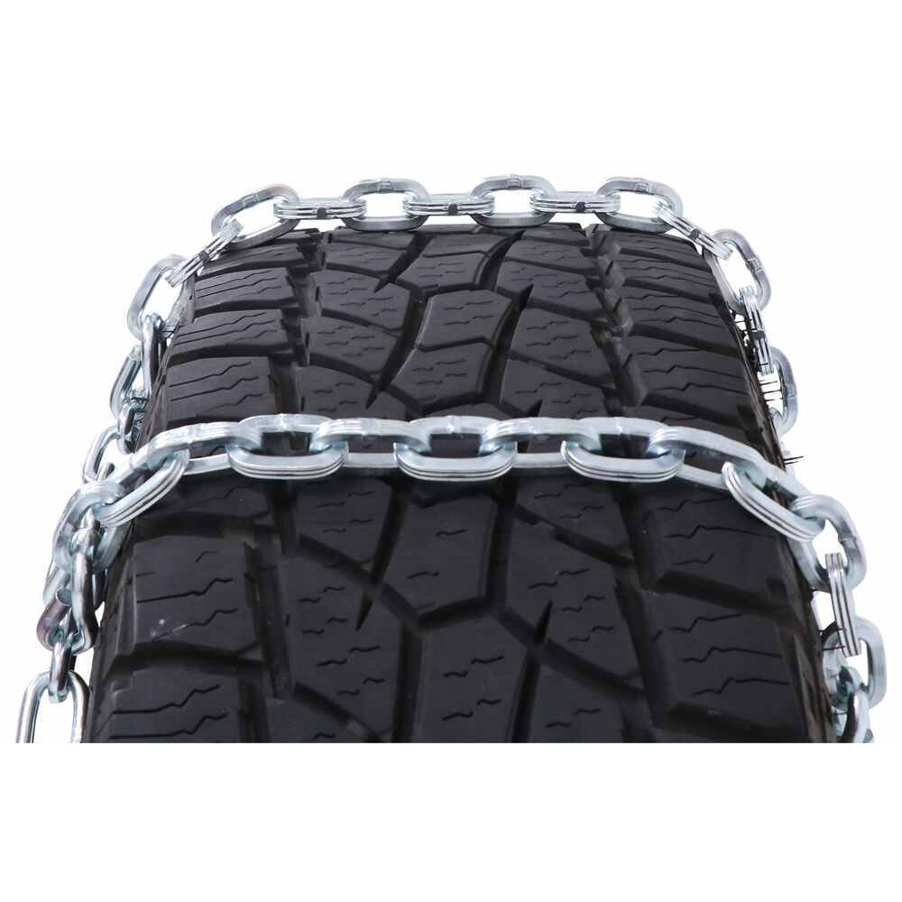 US Cargo Control Snow Tire Chains with Cam Tighteners for Wide-Base Tires from Columbia Safety