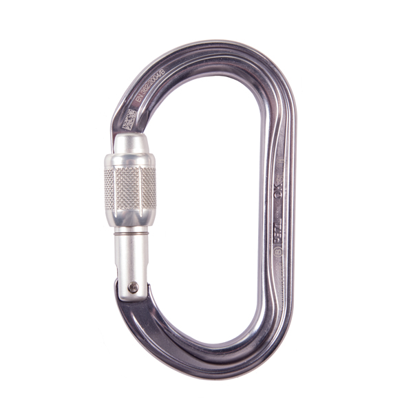 Petzl OK Aluminum Oval Carabiner Screw-Lock from Columbia Safety