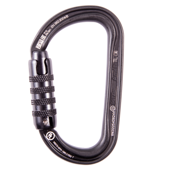 Petzl Am'D Triact-Lock - Black from Columbia Safety