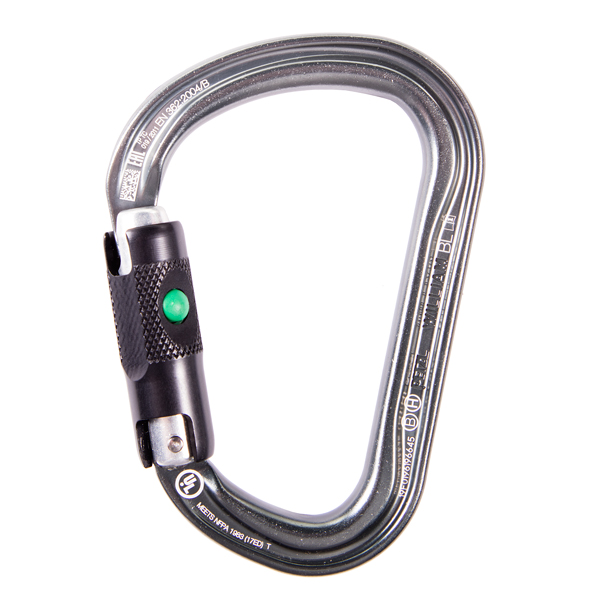 Petzl WILLIAM Asymmetrical Aluminum Carabiner from Columbia Safety