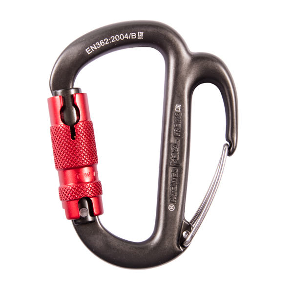 Petzl M42 FREINO Carabiner with Friction Spur for Descenders from Columbia Safety