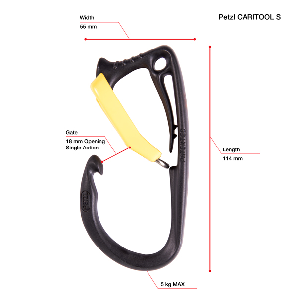 Petzl CARITOOL Harness Tool Holder-Small from Columbia Safety