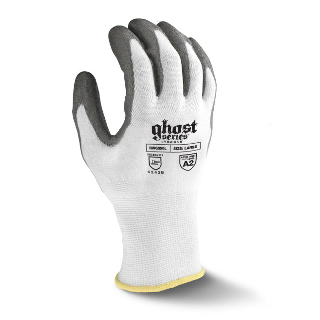 Radians RWG550 Ghost Series Cut Protection Level A2 Work Glove from Columbia Safety