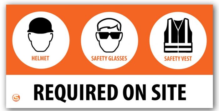 Required Job Site PPE Banners from Columbia Safety