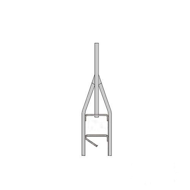 Rohn 25G Standard Top Tower Section with ID Mounting Pipe from Columbia Safety