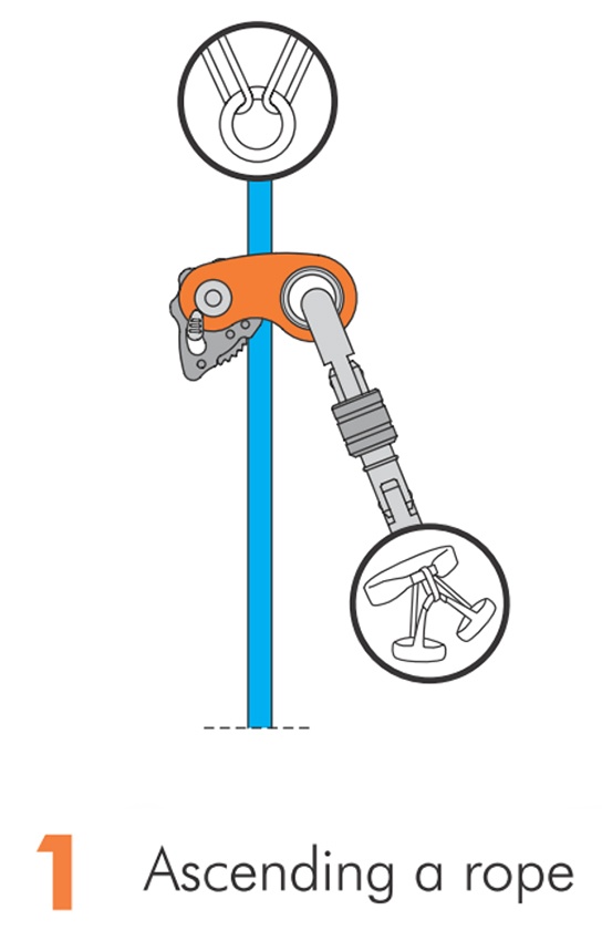 Climbing Technology RollNLock Rope Clamp from Columbia Safety