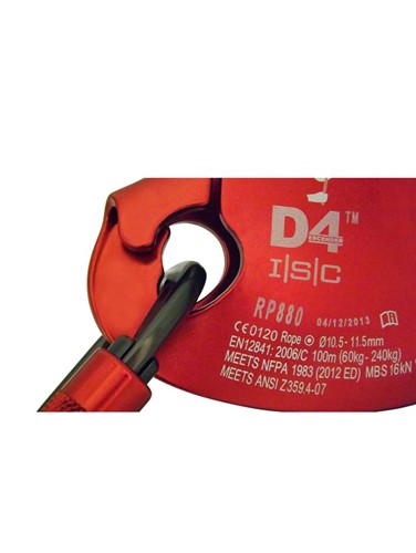 ISC D4 Work Rescue Descender from Columbia Safety