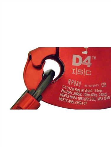 ISC RP880 D4 Work Rescue Descender from Columbia Safety