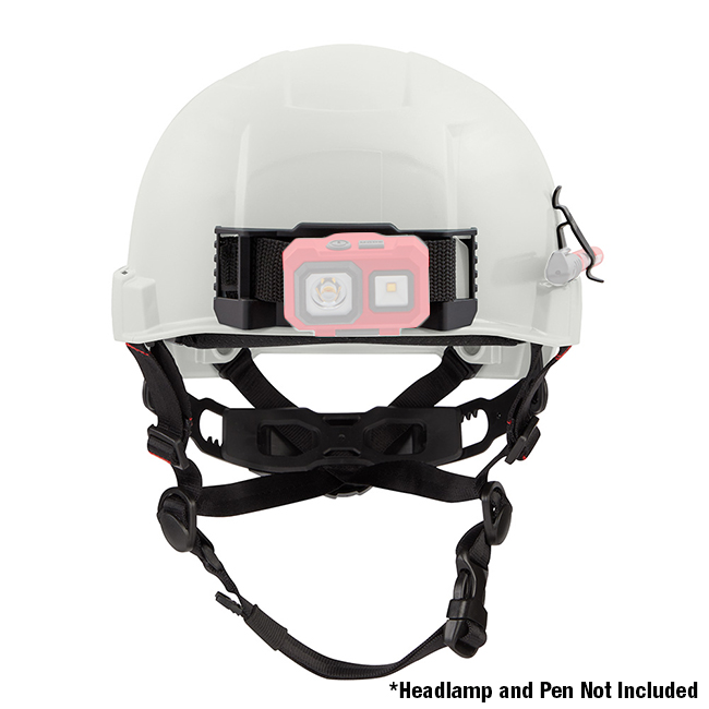 Milwaukee Safety Helmet with BOLT Accessory Clips from Columbia Safety