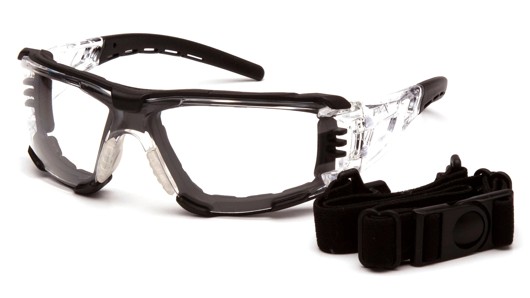Pyramex Fyxate H2MAX Anti-Fog Lens Safety Glasses with Foam Pads from Columbia Safety