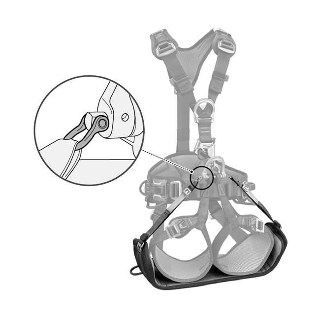 Petzl Shackles for ASTRO and SEQUOIA Harnesses from Columbia Safety